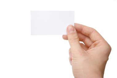 kırpma yolları ile boş kartvizit