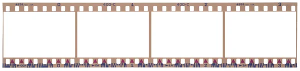 Film strip med urklippsbanor — Stockfoto