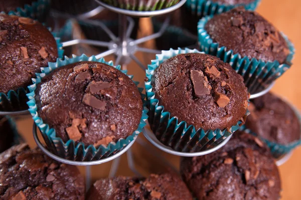 Muffins σοκολάτας Royalty Free Εικόνες Αρχείου