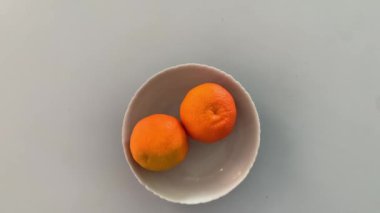 Masada taze mandalina mandalinası, 4K.