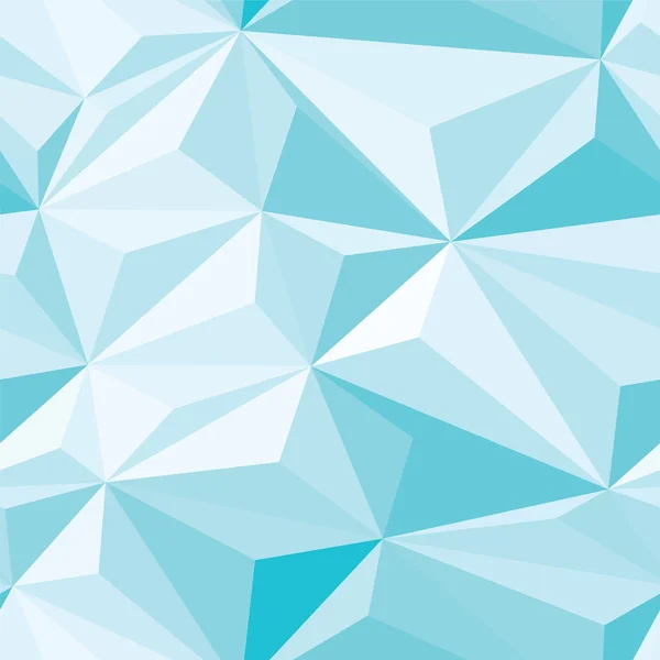 Modrý krystaly bezešvé vzor — Stockový vektor