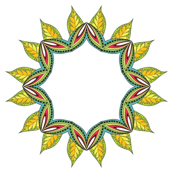 Bloemmandala — Stockvector