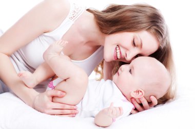 Mutlu anne ve bebek