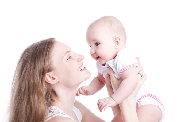 Happy mother with baby Royalty Free Stock Images