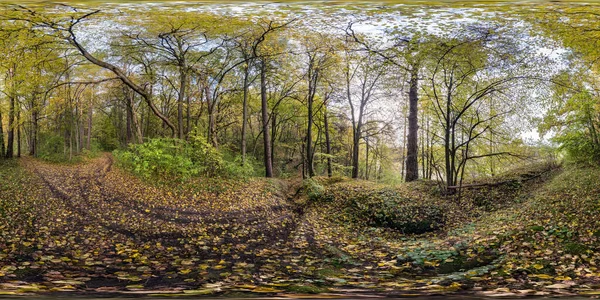 Volledige Naadloze Sferische Hdri 360 Panorama Berg Buurt Van Met — Stockfoto