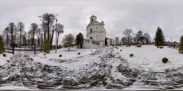 Winter Fairy Tale Full Seamless Spherical Panorama 360 Degrees Angle — стоковое фото