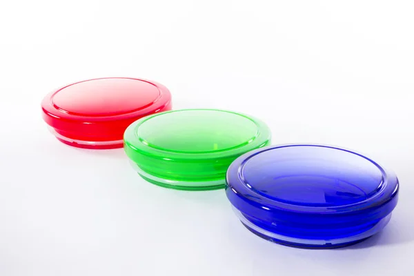 Red,green and blue circles — Stock Photo, Image