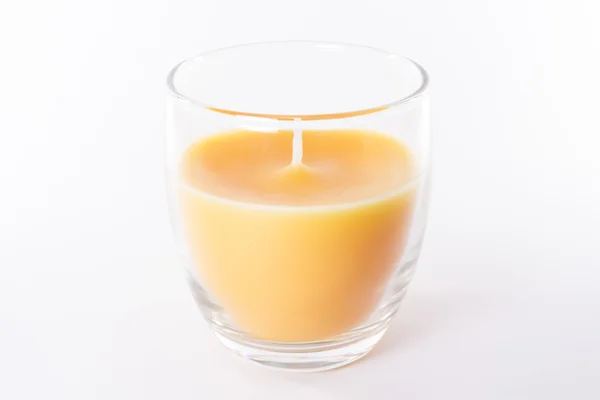 Orange ljus i glas — Stockfoto