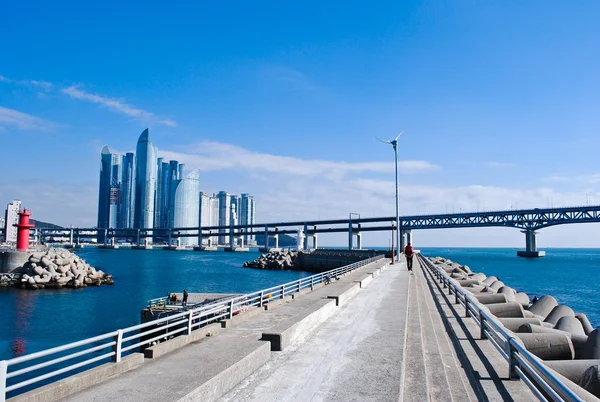 Busan skyscrapers — Zdjęcie stockowe