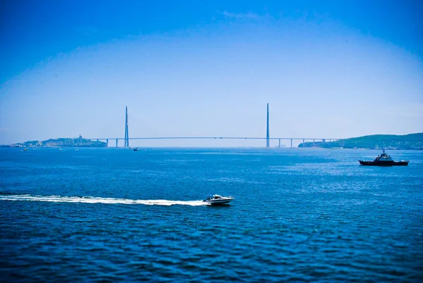 Híd a tenger felett — Stock Fotó