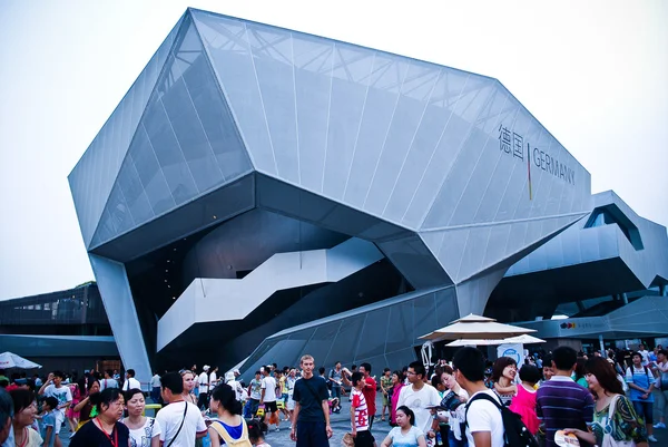 Duitse paviljoen woord expo shanghai 2010, china — Stockfoto