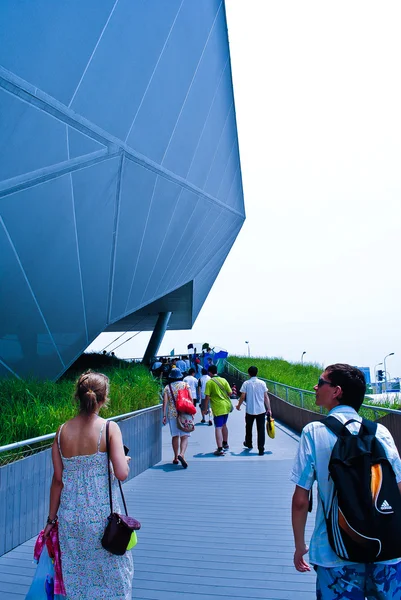 Tysk paviljong ordet expo shanghai 2010, Kina — Stockfoto