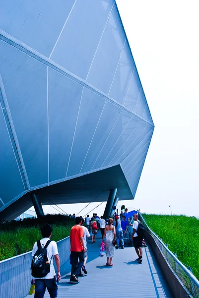 Tysk paviljong ordet expo shanghai 2010, Kina — Stockfoto