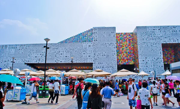 Περίπτερο της Κορέας. Expo shanghai 2010 — Φωτογραφία Αρχείου