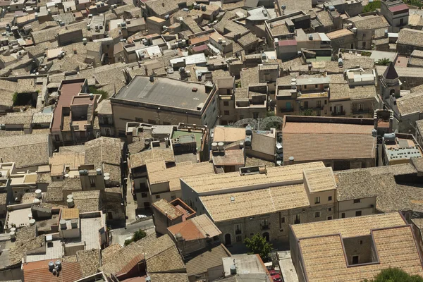 Mediterranean rooftops from above. — Stock Photo, Image