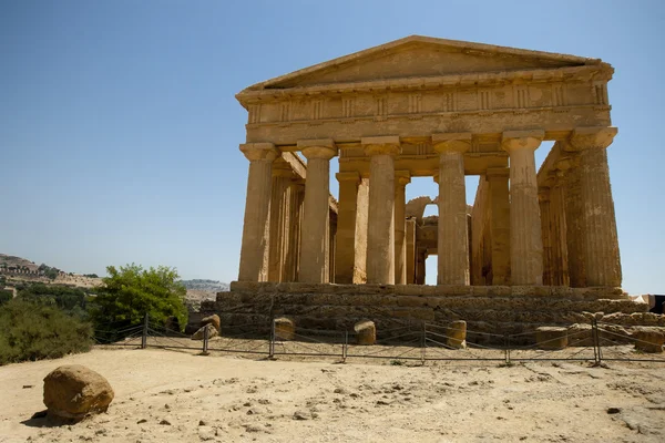 Agrigento, Sicilya, Yunan tapınağı — Stok fotoğraf