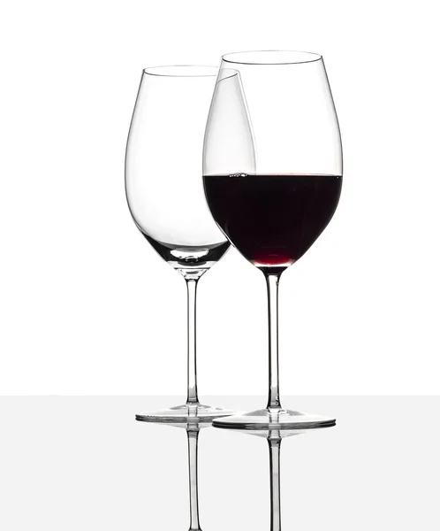 Red wine glasses — Zdjęcie stockowe