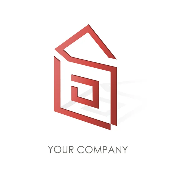 Bedrijf logo ontwerp Rechtenvrije Stockillustraties