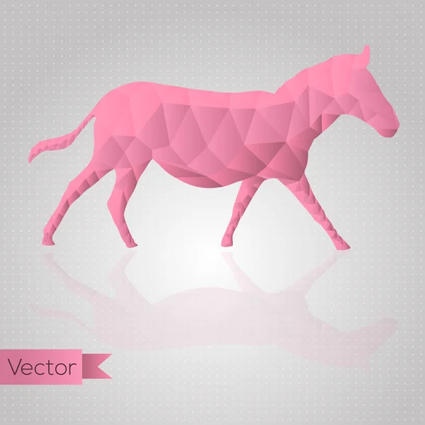 Abstracto animal triangular — Vector de stock