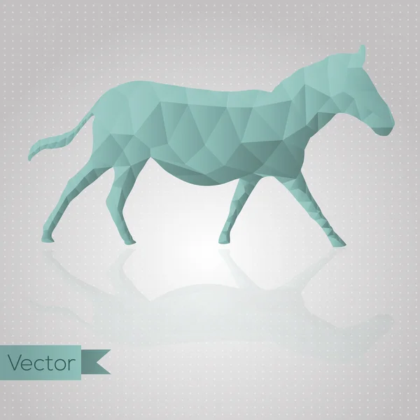 Абстрактное треугольное животное — стоковый вектор