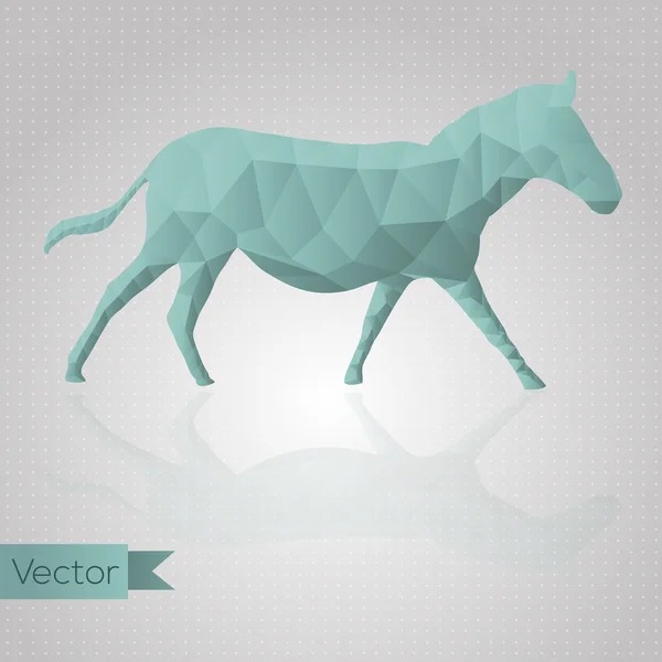 Abstrato animal triangular — Vetor de Stock