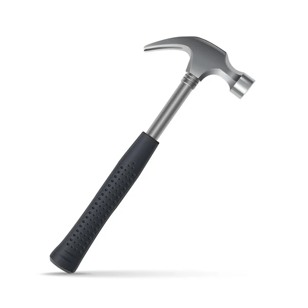 Iron hammer isolated on a white background. Vector illustration — Stock Vector