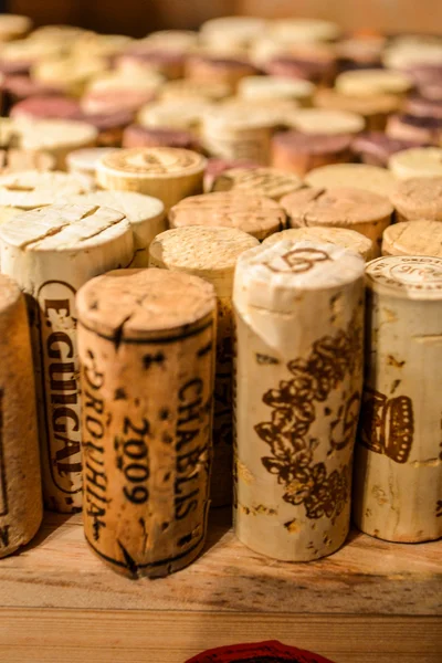 Wine corks background — Stock Photo, Image