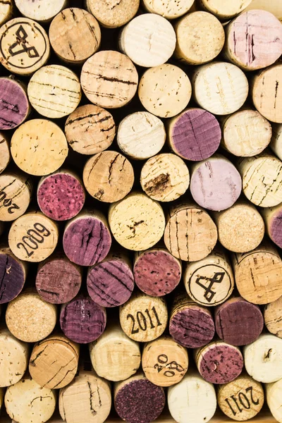 Close-ups of wine corks backgrounds — Stock Photo, Image