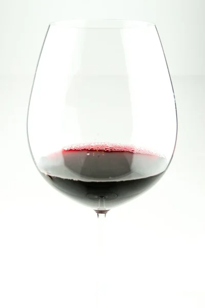 Red Wine in glass on white background — Stock Photo, Image
