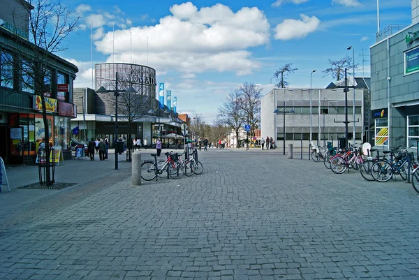 Finland straat Rechtenvrije Stockfoto's