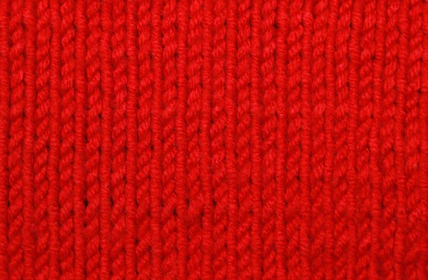 Red woolen texture — Stock Photo, Image