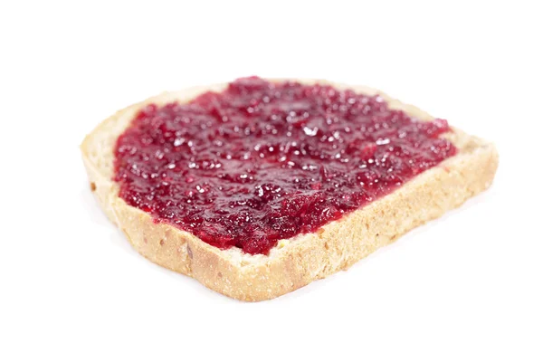 Pan tostado con mermelada — Foto de Stock