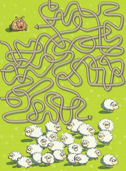 köpek ve koyun maze oyunu