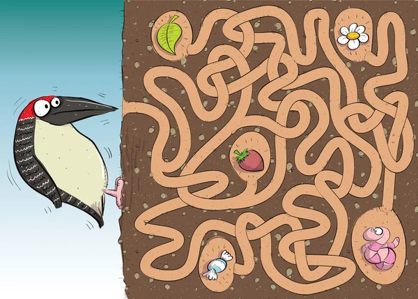 ağaçkakan maze oyunu