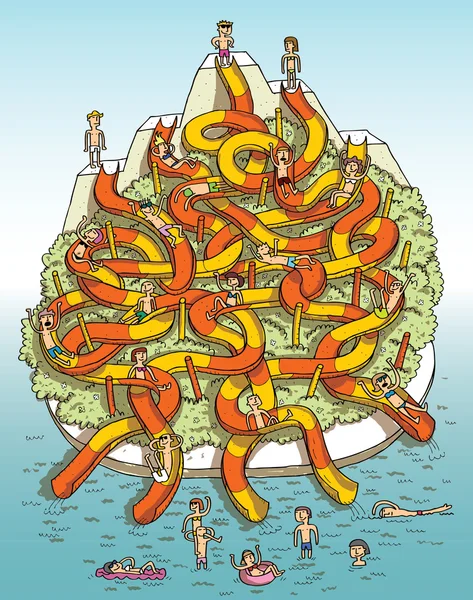 Su Parkı maze oyunu