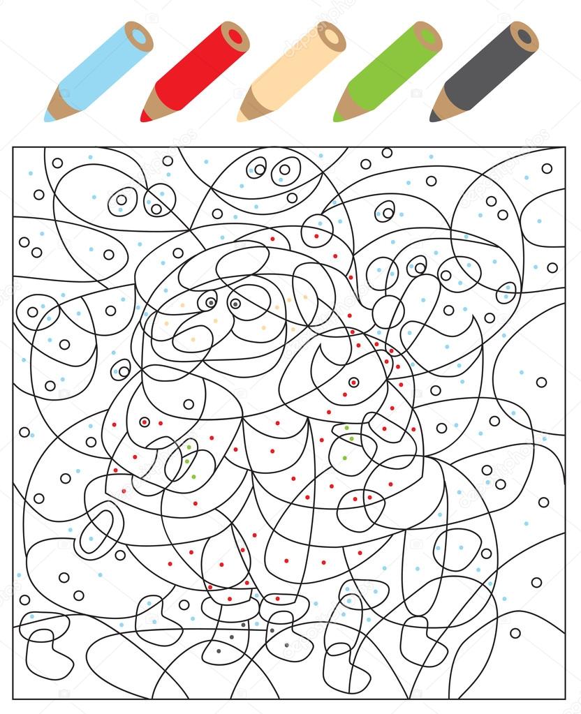 Color the Dots Visual Game