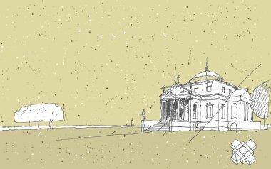 İtalya tarihi mimari çizimi