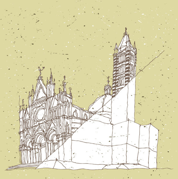 Эскизы исторической архитектуры Италии
