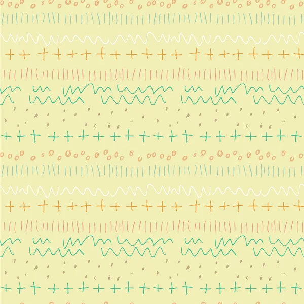 Grafisk stripe Sømløst mønster – stockvektor