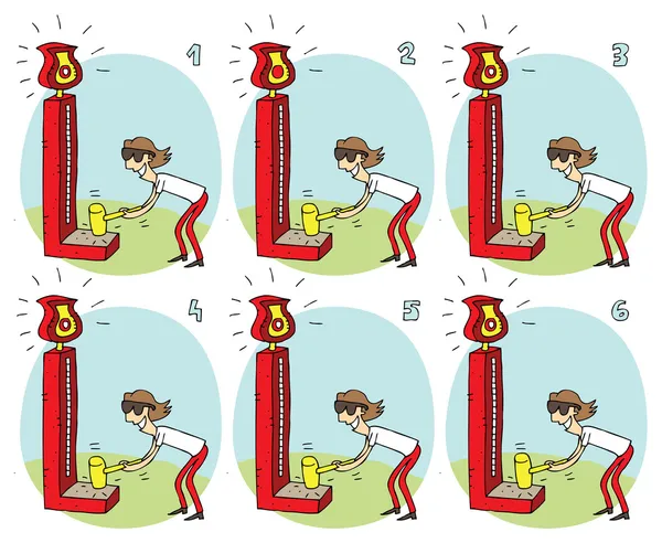 Jogo de correspondência pares Visual: Vencedor —  Vetores de Stock