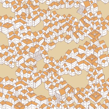 eski şehir seamless modeli