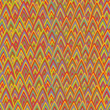 Funky üçgenler seamless modeli