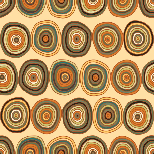 Cercles motif sans couture — Image vectorielle