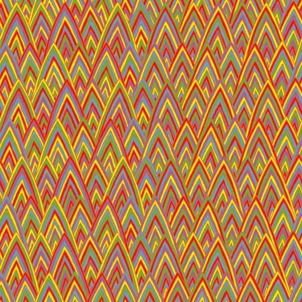 펑키 삼각형 완벽 한 패턴 — 스톡 벡터