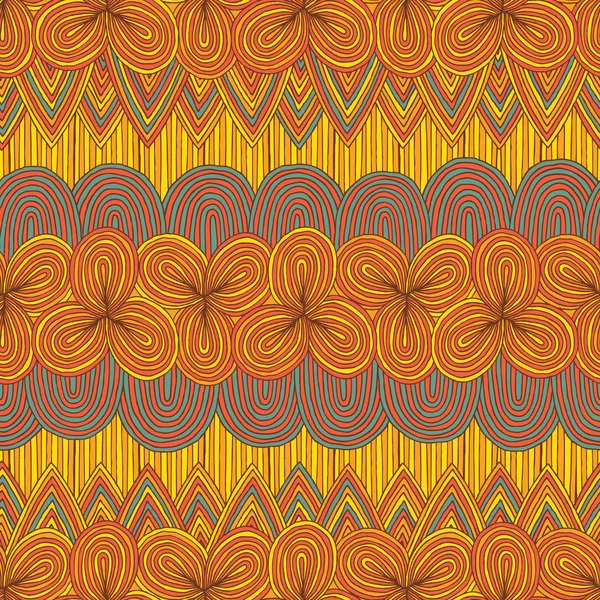 Motif floral sans couture — Image vectorielle