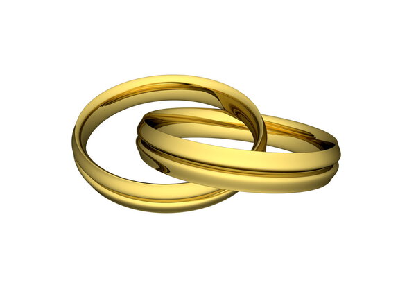 Gold wedding rings
