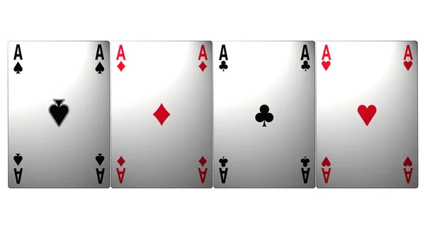 Poker playing cards — Stock Photo, Image