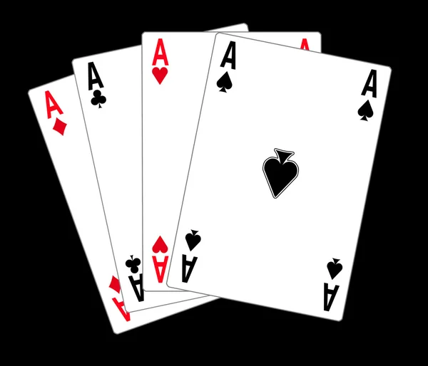 Poker carte da gioco — Foto Stock