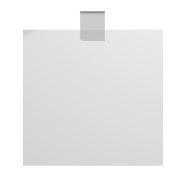 Beyaz bir arka plan üzerinde renkli post it