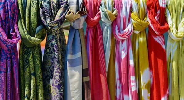 Colored scarves — Stock Photo, Image